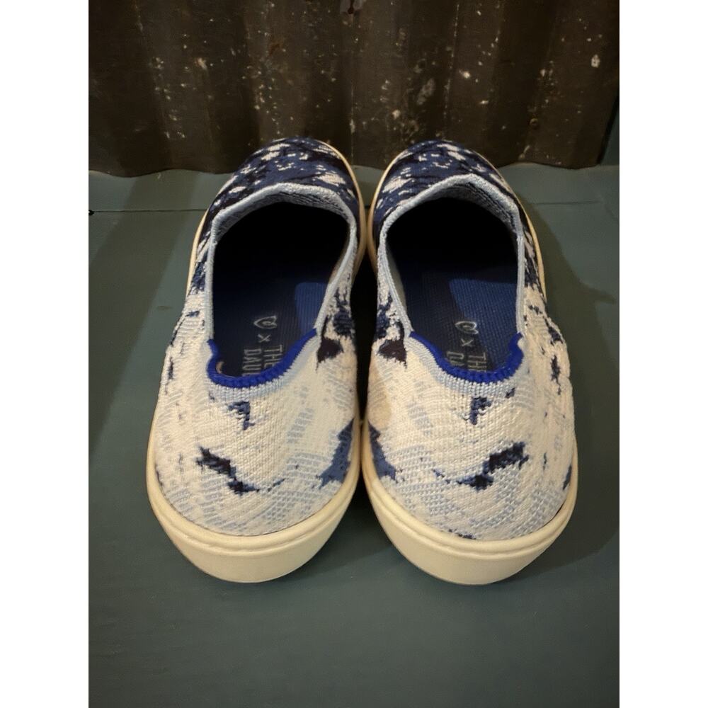 NEW RARE Rothy's x The Butcher's Daughter Shibori Indigo Sneaker Size 9.5 No Box - Picture 4 of 6